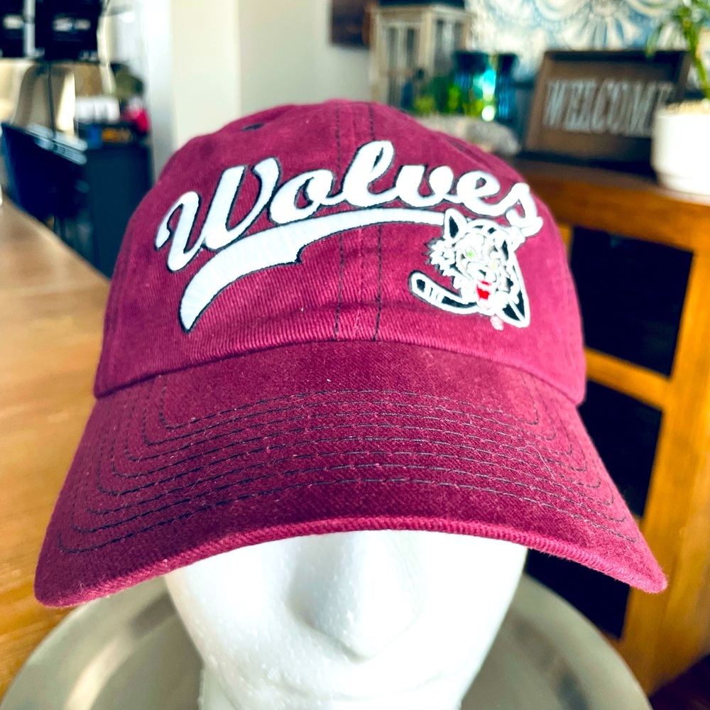 Vintage Chicago Wolves Red Strapback Hat Head To Toe brand Men’s adjustable Cap